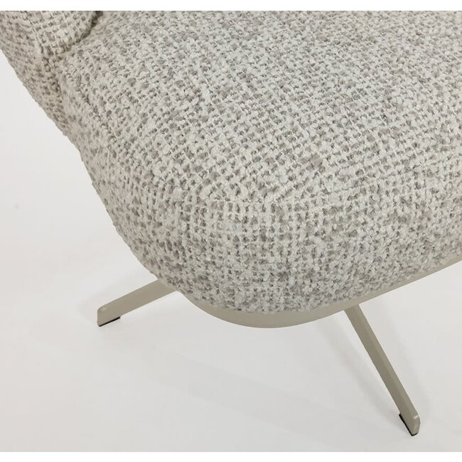 Nijwie Eetkamerstoel JLo - beige draaipoot 360 graden