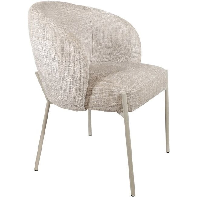 Nijwie Eetkamerstoel Adele - beige poten - 2 kleuren