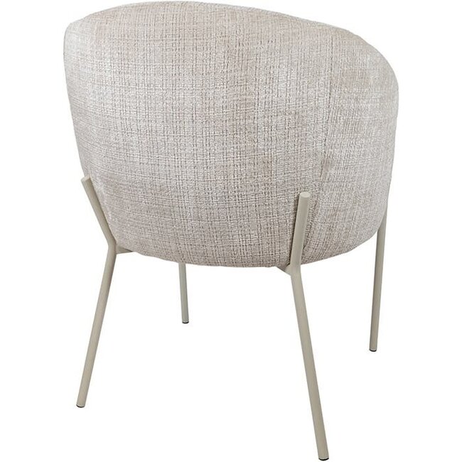 Nijwie Eetkamerstoel Adele - beige poten - 2 kleuren