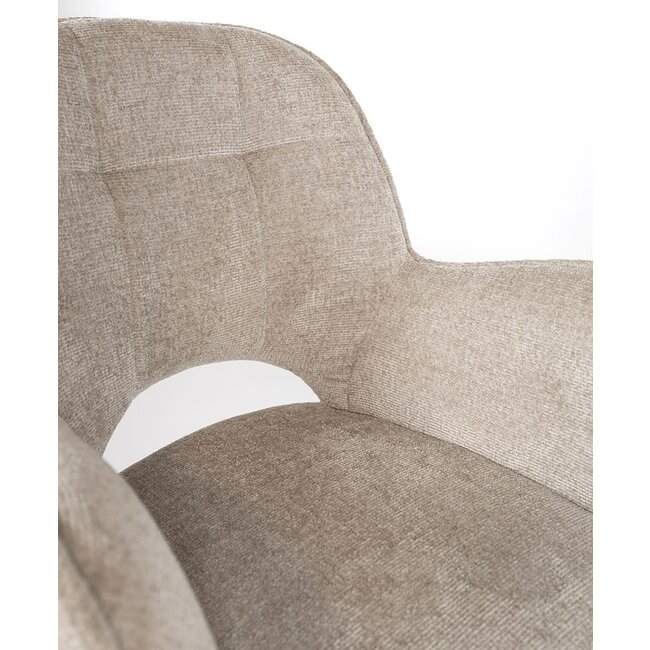 Nijwie Eetkamerstoel Alicia - draaipoot 360 graden - 2 kleuren