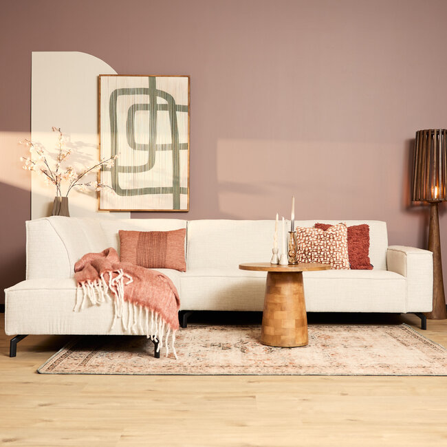MySofa Hoekbank Floris | Divan Links + 2,5 zits | Beige | Baltimore