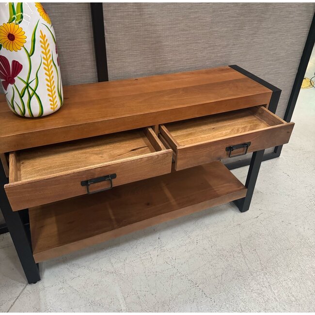 Starfurn Sidetable Boaz | 120 cm I Warm bruin mango