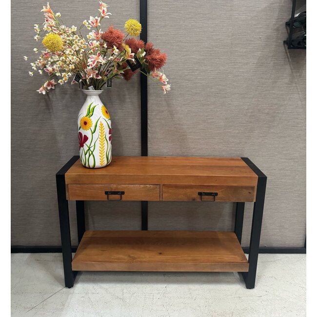 Starfurn Sidetable Boaz | 120 cm I Warm bruin mango