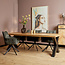 Starfurn Eettafel Denver Mango - Diverse maten met X, U of Matrixpoot