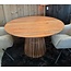 MySons Eetkamertafel Burundi Acacia naturel Ø 130 cm - showroommodel
