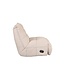 Label51 Relaxfauteuil Take It Easy | Naturel Boucle | Zwart Metaal