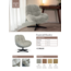 Label51 Draaifauteuil Huxley | Brass Elite | Zwart Metaal