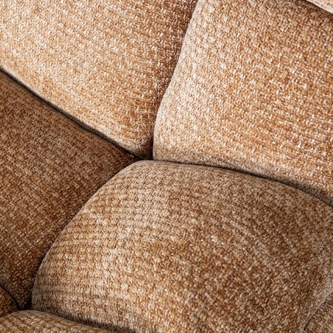 Label51 Draaifauteuil Huxley | Cognac Elite | Zwart Metaal