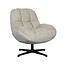 Label51 Draaifauteuil Huxley | Mushroom Elite | Zwart Metaal