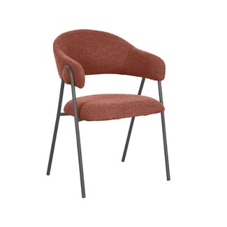 Label51 Eetkamerstoel Lowen | Terra Boucle | Zwart Metaal
