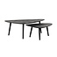 Label51 Salontafel Set Rock | Zwart Mangohout | Zwart Metaal