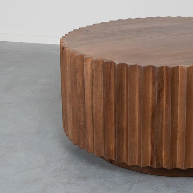 Label51 Salontafel Novan | 70x70 cm | Nature Smooth Mangohout