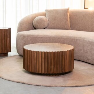 Label51 Salontafel Novan | 70x70 cm | Nature Smooth Mangohout