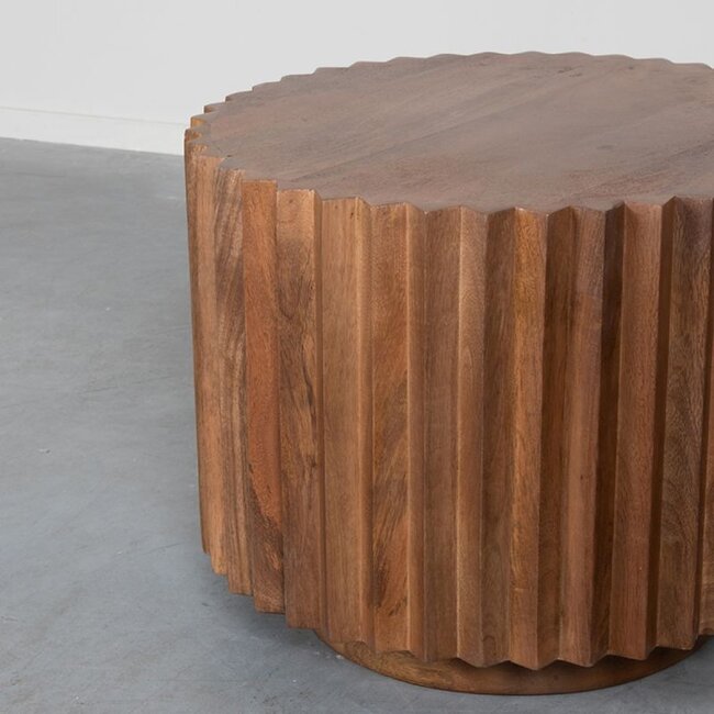 Label51 Salontafel Novan | 50x50 cm | Nature Smooth Mangohout