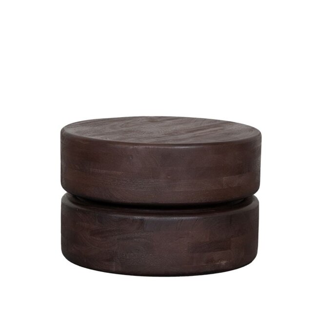 Label51 Salontafel Milly | 50x50 cm | Espresso Mangohout