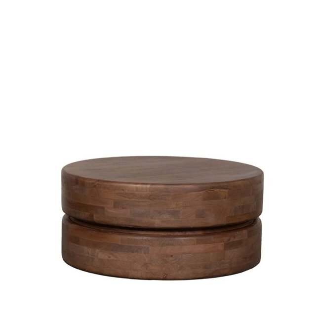 Label51 Salontafel Milly | 70x70 cm | Nature Smooth Mangohout