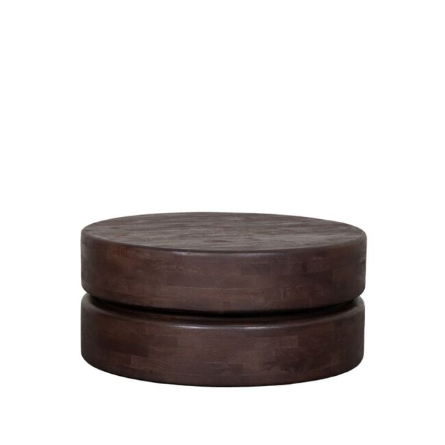 Label51 Salontafel Milly | 70x70 cm | Espresso Mangohout