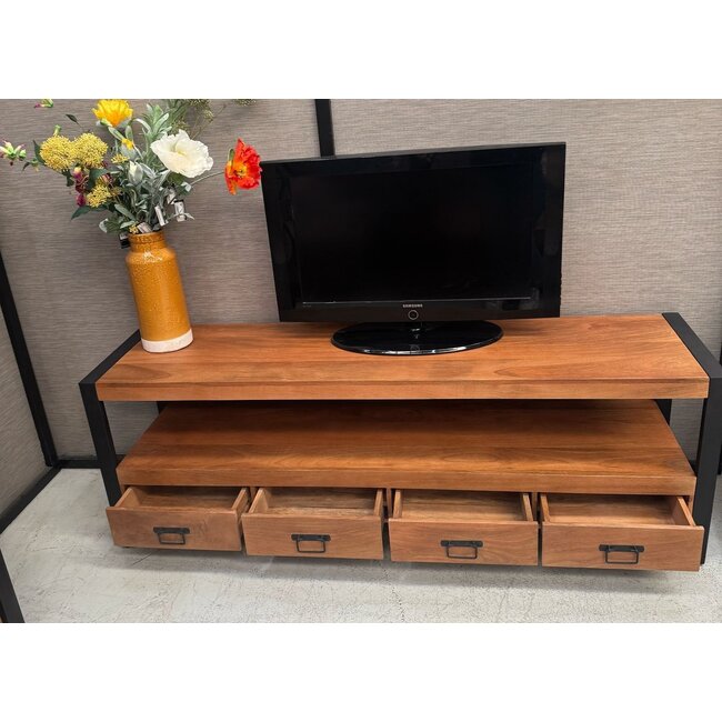 Starfurn Tv meubel Boaz | 180 cm I Warm bruin mango