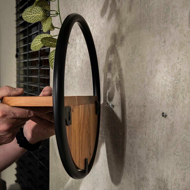 WoonStijl Wandschap round set van 3