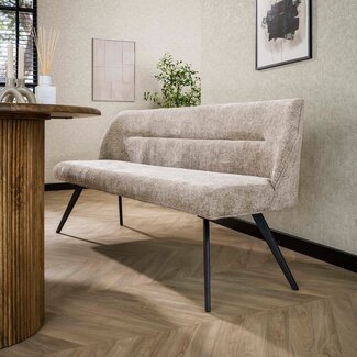 WoonStijl Eetkamerbank pull Rich Zandkleur