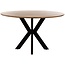 Nijwie Eetkamertafel Tokio Ø130 Mango Smooth Natural
