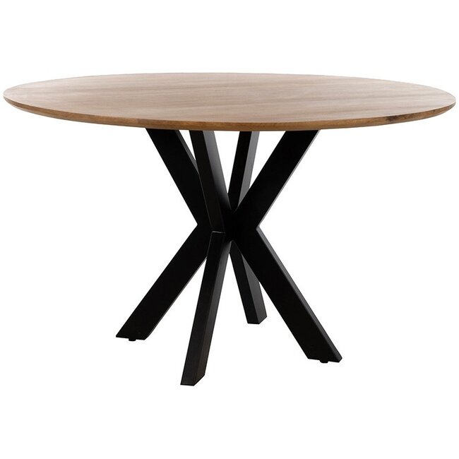 Nijwie Eetkamertafel Tokio Ø130 Mango Smooth Natural