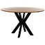 Nijwie Eetkamertafel Tokio Ø130 Mango Smooth Natural