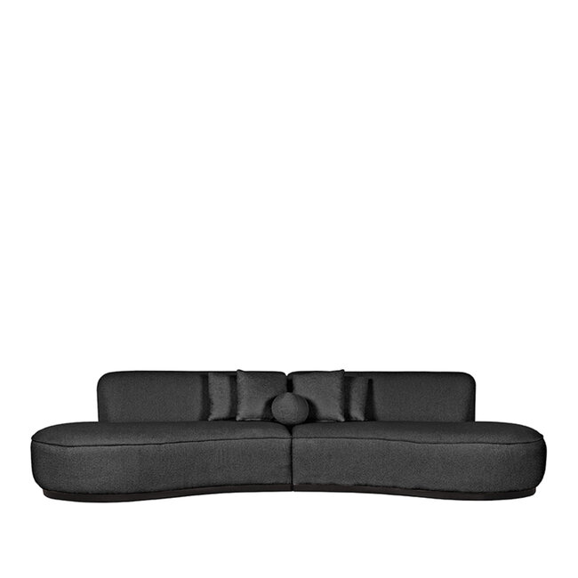 Label51 LABEL51 Bank Mori - Antraciet - Boucle - 4-Zits