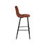 Label51 LABEL51 Barkruk Jelt - Rust - Velours - Zithoogte 78