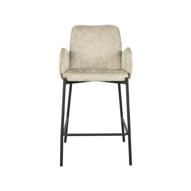 Label51 LABEL51 Barkruk Joni - Beige - Elegance - Zithoogte 65