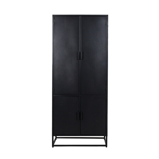 Label51 LABEL51 Bergkast Luff - Zwart - Metaal - Hoge Kast