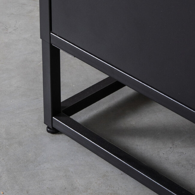 Label51 LABEL51 Bergkast Luff - Zwart - Metaal - Hoge Kast