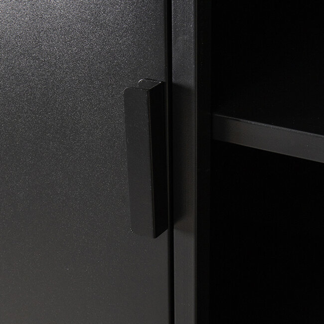 Label51 LABEL51 Bergkast Luff - Zwart - Metaal - Hoge Kast