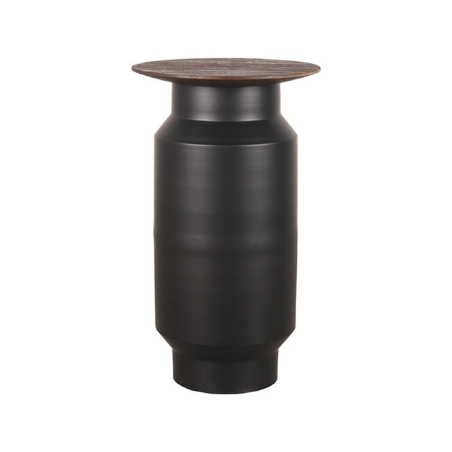 Label51 LABEL51 Bijzettafel Jik - Zwart - Mangohout - 35 cm