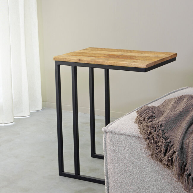 Label51 LABEL51 Bijzettafel Move - Rough - Mangohout