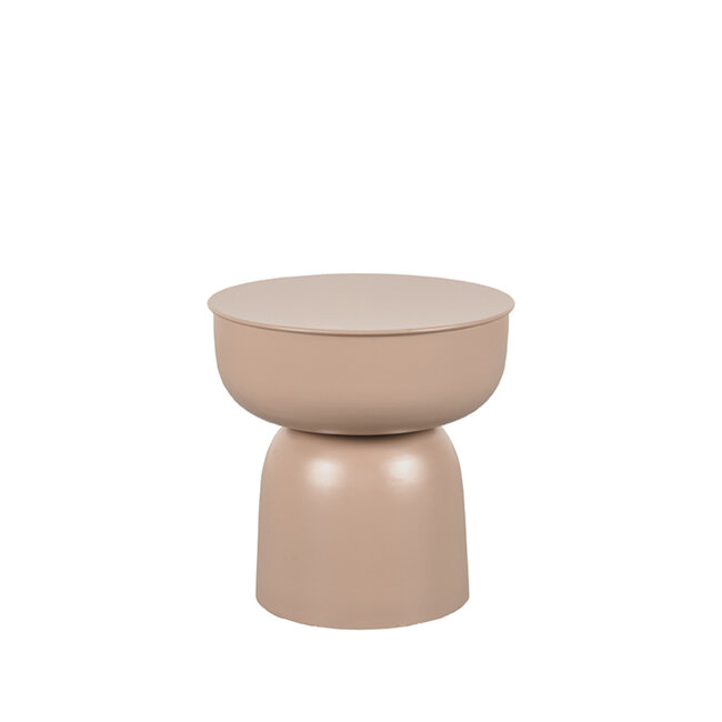 Label51 LABEL51 Bijzettafel Pax - Coffee - Metaal - 35 cm