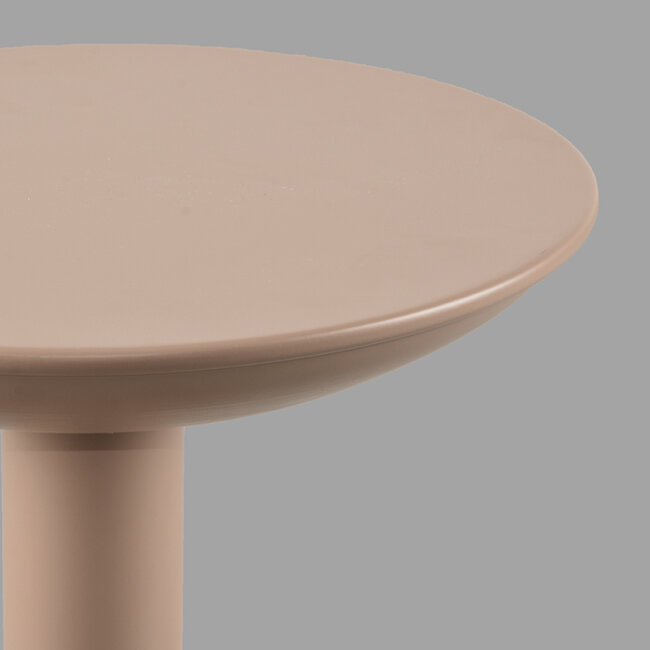 Label51 LABEL51 Bijzettafel Rif - Coffee - Metaal - 40 cm