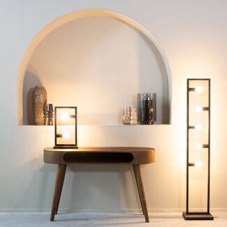 Label51 LABEL51 Bureau Bella - Espresso - Mangohout - 120 cm