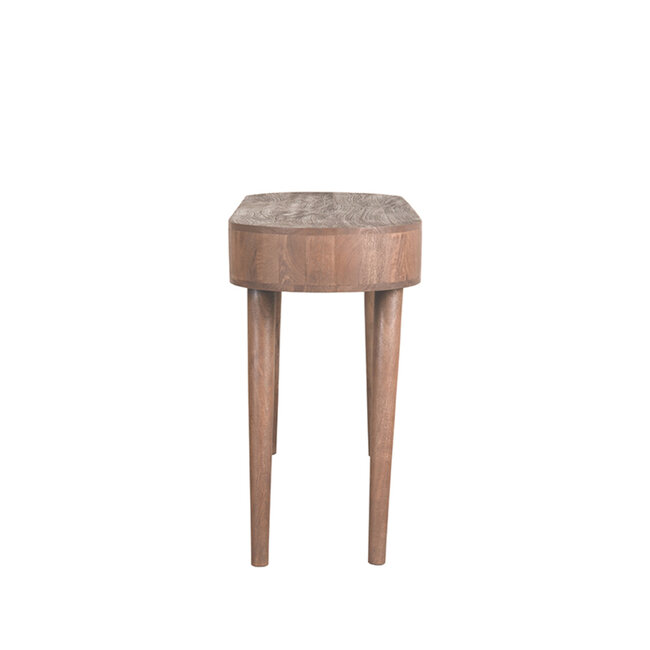 Label51 LABEL51 Bureau Bella - Espresso - Mangohout - 120 cm