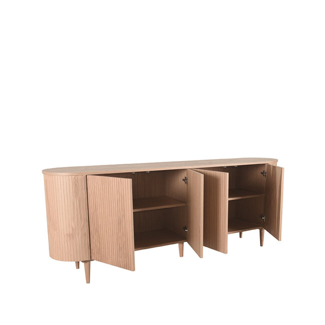 Label51 LABEL51 Dressoir Oliva - Naturel - Eiken - Dressoir 220 cm