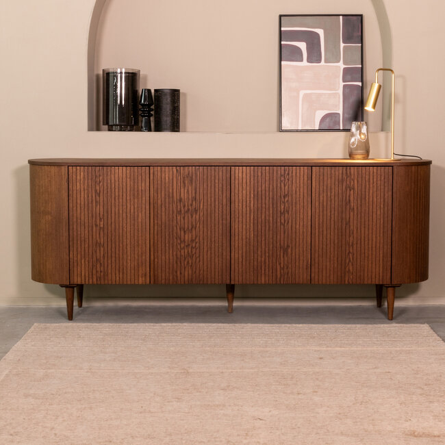 Label51 LABEL51 Dressoir Oliva - Walnoot - Eiken - Dressoir 220 cm