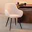 Label51 LABEL51 Eetkamerstoel Fender - Naturel - Boucle