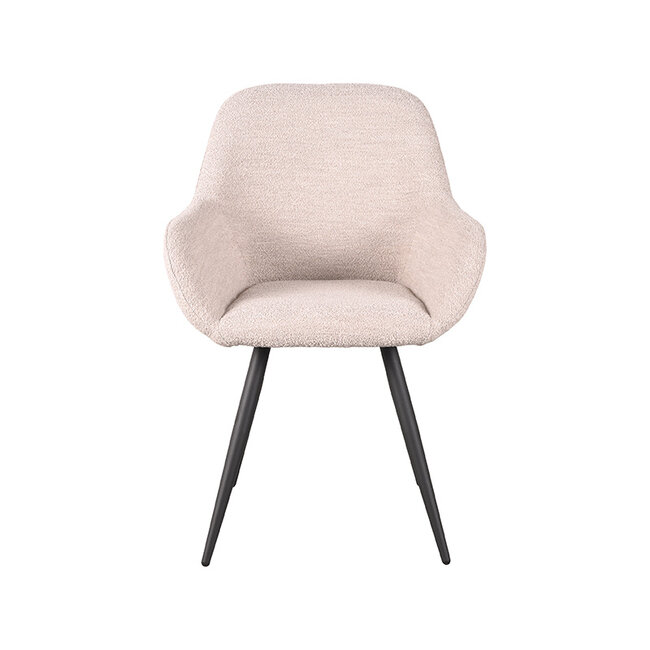 Label51 LABEL51 Eetkamerstoel Fender - Naturel - Boucle