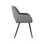 Label51 LABEL51 Eetkamerstoel Fer - Grijs - Boucle