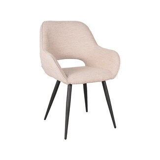 Label51 LABEL51 Eetkamerstoel Fer - Naturel - Boucle