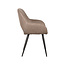 Label51 LABEL51 Eetkamerstoel Fer - Taupe - Micro Suede