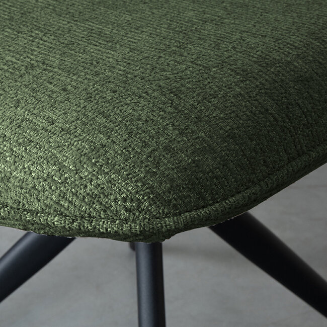 Label51 LABEL51 Eetkamerstoel Finn - Forest - Boucle