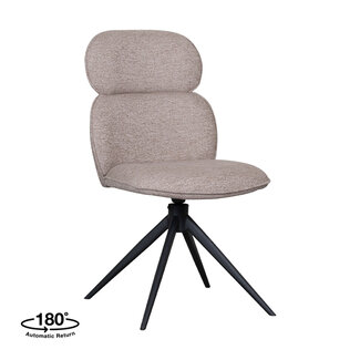 Label51 LABEL51 Eetkamerstoel Finn - Naturel - Boucle