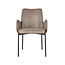 Label51 LABEL51 Eetkamerstoel Joni - Taupe - Microfiber