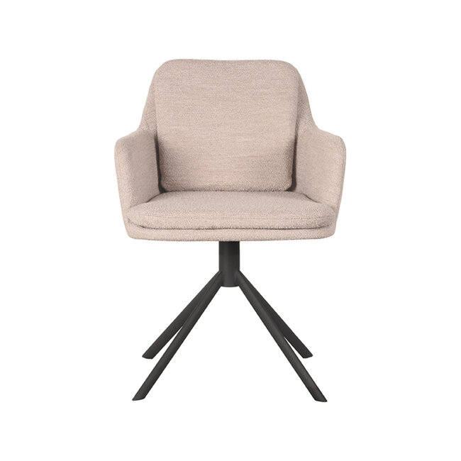 Label51 LABEL51 Eetkamerstoel Joy - Naturel - Boucle